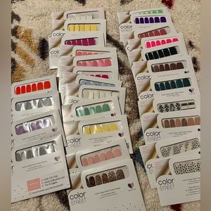 Lot of Color Street Nail Strips